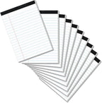 10 Pads Legal Pads 4x6 Inch Lined Ruled Perforated Writing Pad Small Notepads by notepads