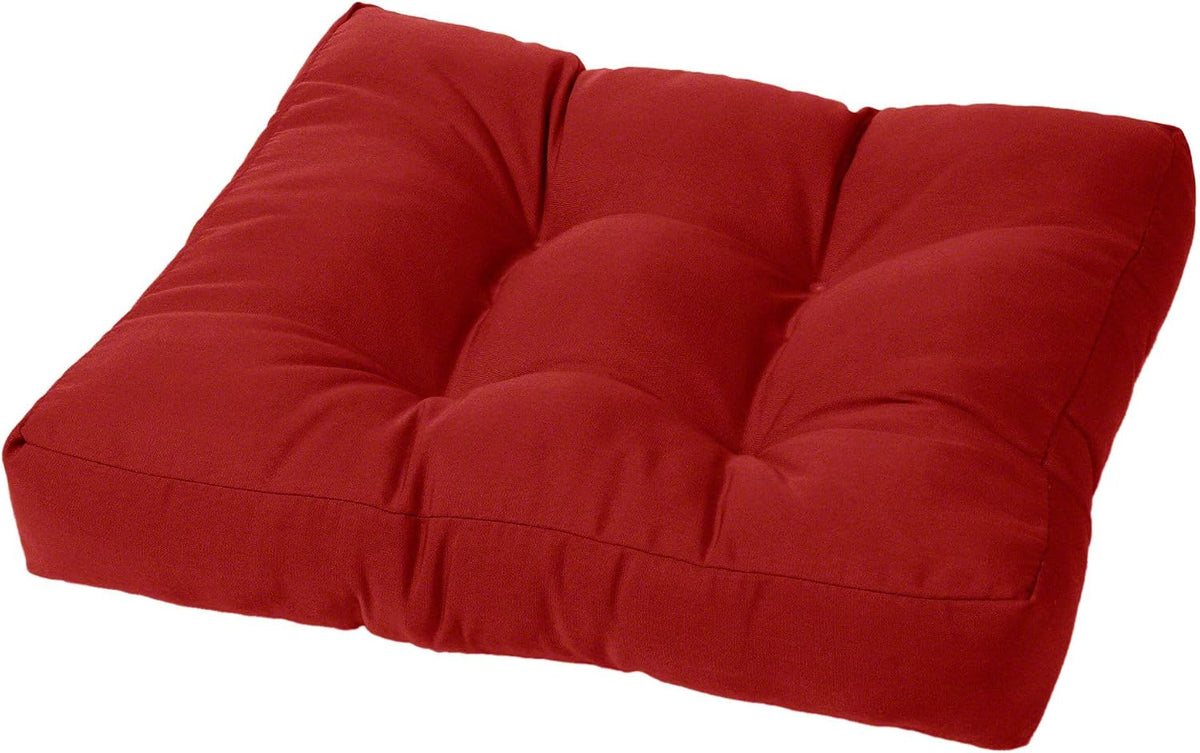 Cushion Source Tufted Ottoman Cushions, 24" X 20" X 4" Indoor ...