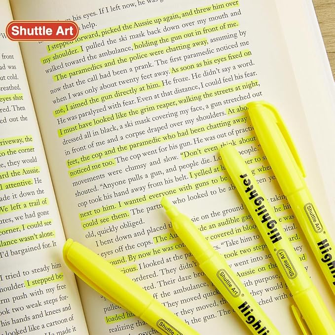 Shuttle Art 70 Pack Highlighters, Highlighter Markers Bulk in Vibrant Color - Image 4