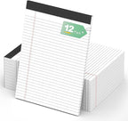 12 Pack Legal Pads 8.5 x 11 Note Pads 8.5 x 11 Inch Notepad 360 Sheets Writing by Nichela