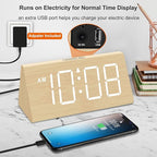 DreamSky Wooden Digital Alarm Clocks - Image 5