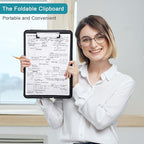 Epakh 7 Pcs Clipboard with Storage Bulks Plastic Storage Foldable Nursing - Image 6
