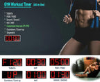 ETEBRG 17.3'' Huge Digital Wall Clock, Home Gym Interval Workout Timers - Image 5