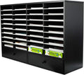 PAG Mail Sorter Organizer, Wood Literature Organizer, Student Mailbox