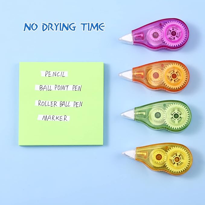 Chivao 100 Pack Mini Correction Tape Bulk Ink Corrector Eraser Tape Set Cute - Image 5