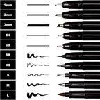 Craft 'n' Beyond Calligraphy Brush Pens Pack of 10 Markers - Image 5
