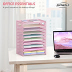 OUTWOLF 10 Tier Paper Organizer - Image 2