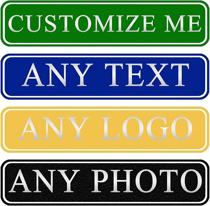 Custom Sign, Personalized Street Sign Metal by Mougins