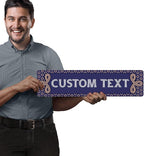 Custom Sign, Custom Street Sign, 11 Font Colors, 13 Font Styles, 4 Hole Options - Image 2