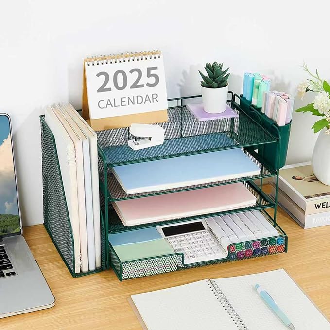 OPNICE Desk Organizer, 4-Tier Desktop File Organizer - Image 4