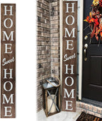 Home Sweet Home Sign for Front Door, Wood Rustic Front Porch Décor, Farmhouse - Image 4