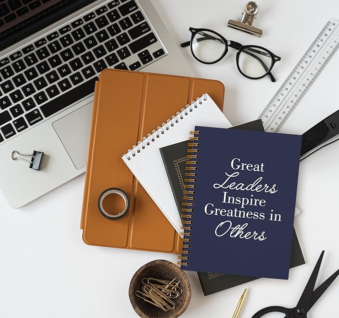 OXW Navy Blue Notebooks for Work, Employee Appreciation Gifts, Leadership Gifts - Image 6
