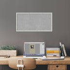 Amanti Art Silver Framed Magnetic Board 13x25 Small Vision Board - Image 6