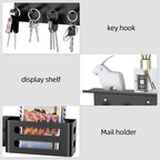 MKO Key Holder for Wall, Mail Organizer Key Rack - Image 2