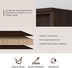 Bevfint Bookcase, Open Storage Book Cases/Shelves, Floor Standing Indoor - Image 5