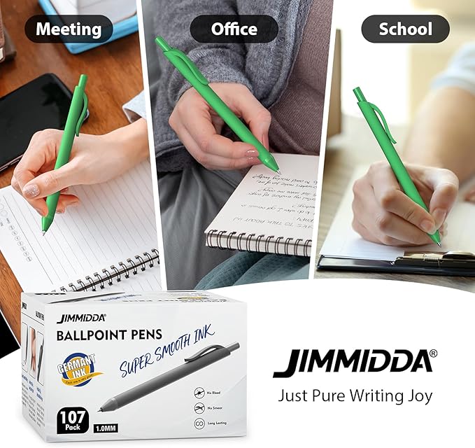 JIMMIDDA Ballpoint Pens Bulk - Image 7