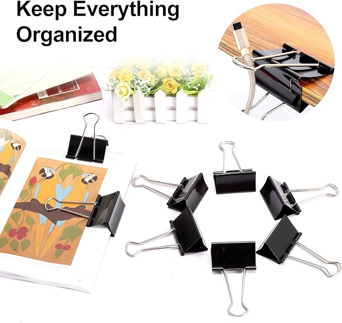 Ufmarine Extra Large Binder Clips 2.4 Inch Length, Jumbo Binder Clips - Image 6