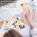 QIYI Floral Large Mouse Pad, Cute Desk Mat - Image 4