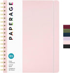 PAPERAGE Lined Spiral Journal Notebook, 160 Pages, Large B5 Hardcover Journal by PAPERAGE
