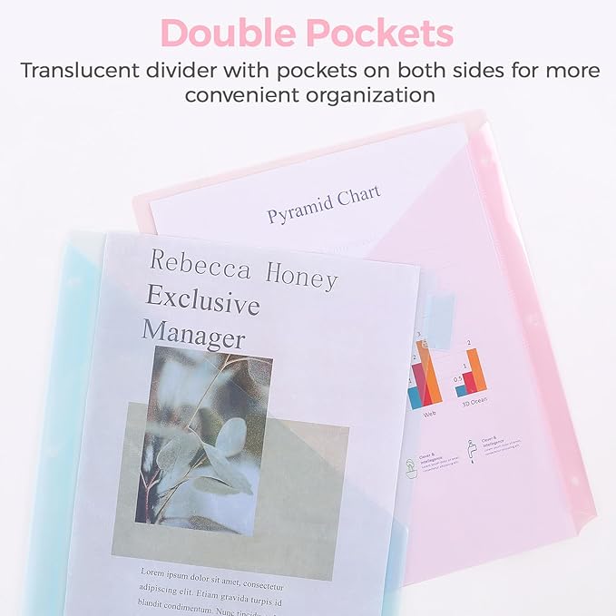 SKYDUE Pastel Binder Dividers - Image 3