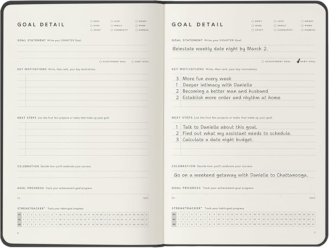 Full Focus Gray Linen Planner by Michael Hyatt - Image 3