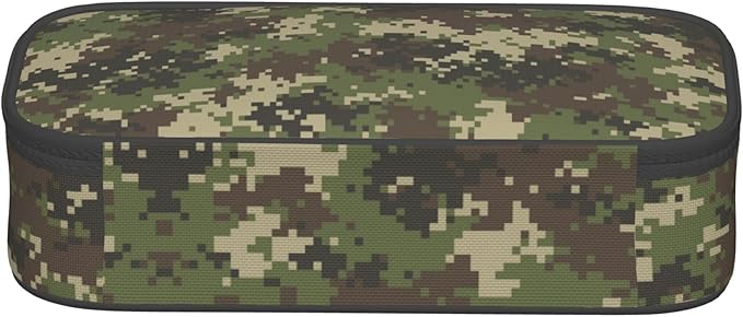 YIJIUWKIS Camo Pencil Case for Kids Boys Girls, Big Capacity Green Pencil Pouch - Image 7