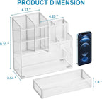 Marbrasse Mesh Pen Holder for Desk, Desk Organizers and Accessories for Office - Image 4