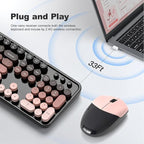 MOFII Wireless Keyboard and Mouse Combo, Full Size 2.4G Plug and Play - Image 2