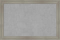 Amanti Art Grey Framed Magnetic Board 24x36 Large Vision Board by AmantiArt