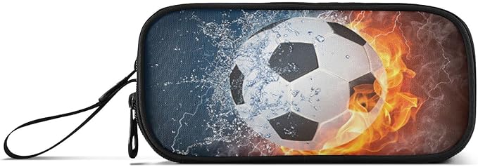 BOENLE Soccer Football Ball Pencil Case Box Boys Girls Large Pencil Pouch - Image 8