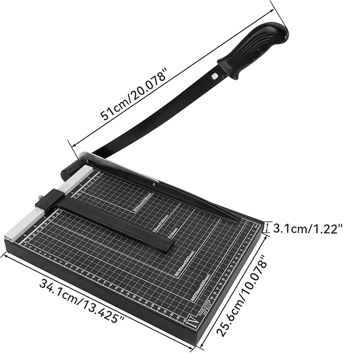 TEXALAN Precision Paper Cutter for A4/B5/A5/B6/B7, 10x13 inches, 70GSM Capacity - Image 2
