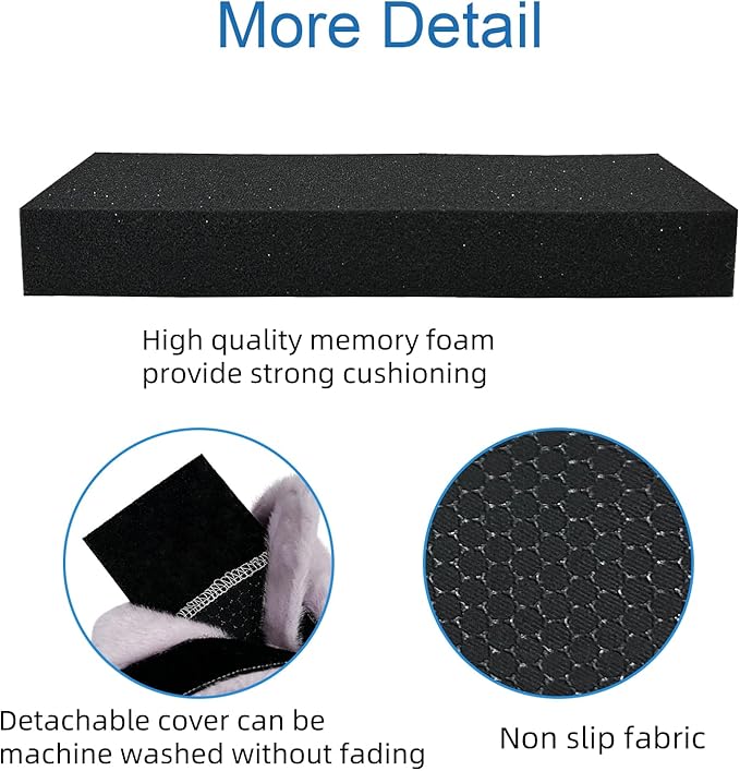 SPRING SEAON Wheelchair Armrest Covers 2 Pack Soft Memory Foam Wheelchair - Image 5