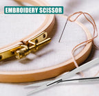 Cross Edge Spring Scissors 5 Inch straight Stainless Steel Precision Eyebrow & - Image 8