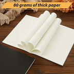 MIVIDE 50 Pack A5 Kraft Notebooks, Lined Travel Notebooks - Image 3