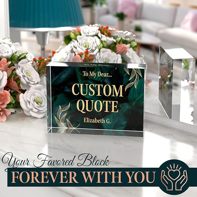 Custom Acrylic Sign Personalized, Custom Desk Name Plate, 18 Styles, - Image 6