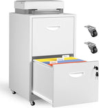Kubohogar 2 Drawer Mobile File Cabinet by Kubohogar