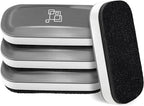 maxtek Magnetic Dry Erase Eraser, Glass Board Erasers, 4 Pack, Glass Board by Maxtek