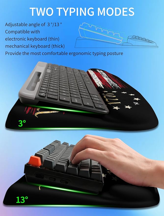 KUOSGM Ergonomic Wave Wrist Rest - Image 2