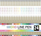 CHARSOCO 01 Micro Pen, Waterproof Archival Ink, 0.25mm Fineliner Ink Pens by CHARSOCO