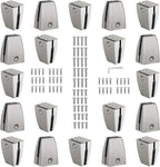 KSWLOR 20 PCS Office Desk Partition Support Bracket, Desk Divider Clamp by KSWLOR
