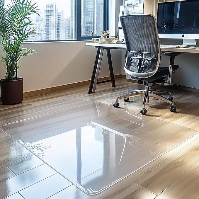 Chair Mat for Hardwood Floor, 1/5" Thick 48x36 inches Floor Mat Protector for by Rawgoodz