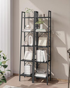 Hzuaneri Ladder Shelf, Bookshelf Bookcase, Freestanding Corner Storage Shelve - Image 6
