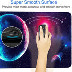 Naukay Gaming Mouse Pad, 31.5x15.7 inch Large Extended Computer Keyboard Mouse - Image 3