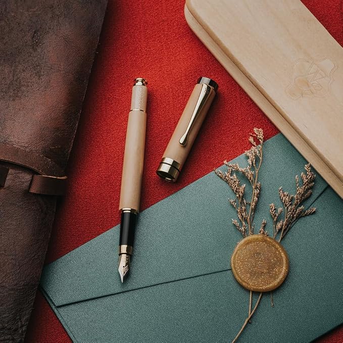 Wordsworth & Black Fountain Pen Set, Luxury Bamboo Wood - Image 5