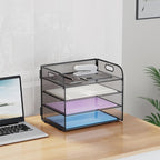 Marbrasse 4 Tier Paper Organizer Letter Tray - Image 7
