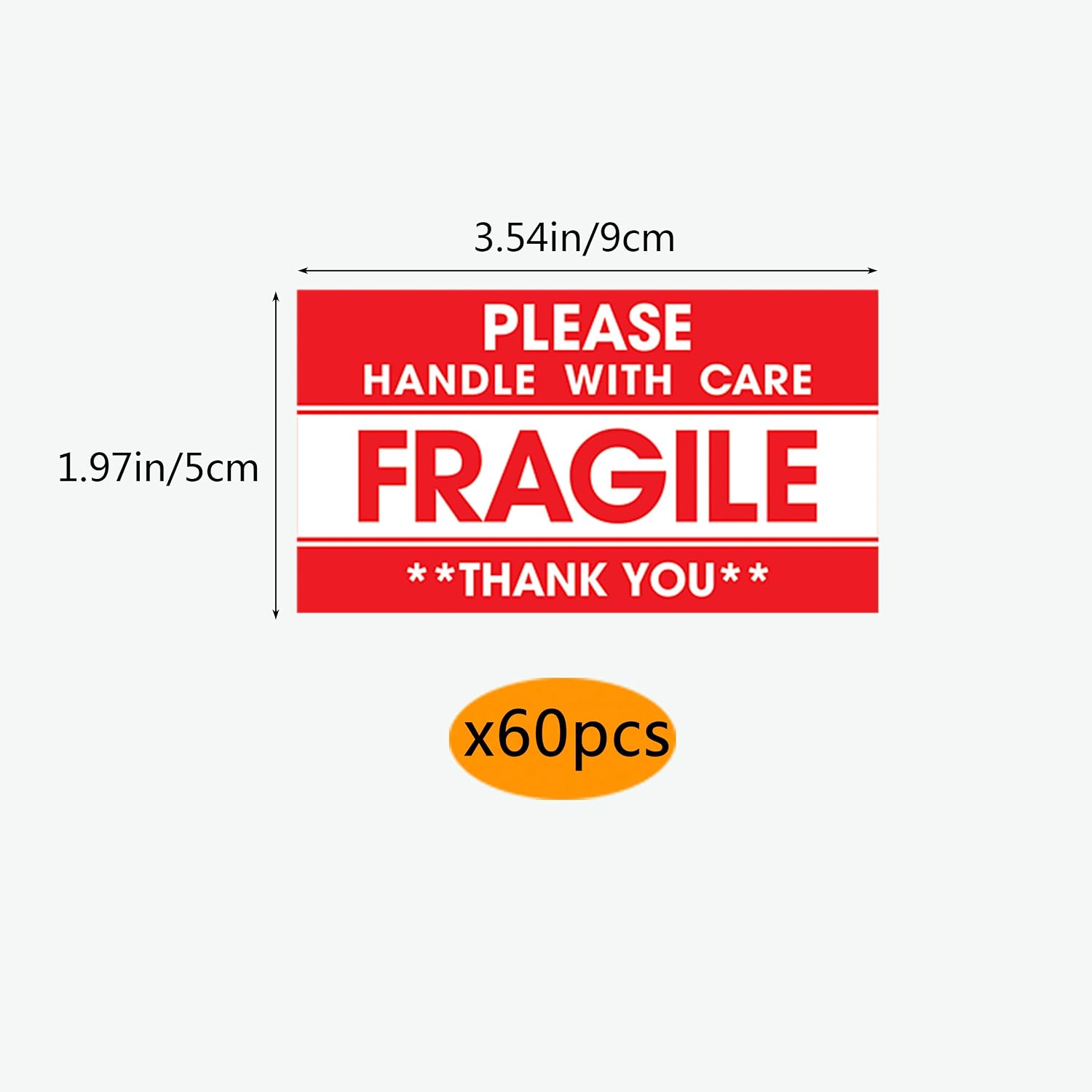 100 PCS 7.8”x 12.2" Foam Wrap Cushion Pouches (0.75mmThickness) with 10 Pack Fragile Stickers Labels(60 pcs) Protect Dishes Glasses Porcelain and Fragile Items for Moving