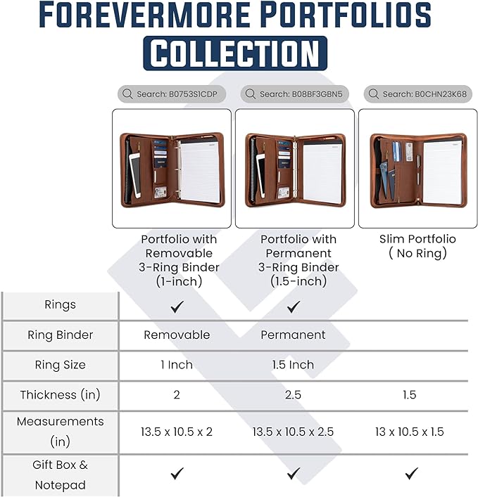 Forevermore Portfolios Padfolio Binder - Image 6