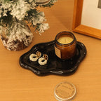 CCINPPY Ceramic Jewelry Tray Trinket Dish, Decorative Cloud Vanity Key Tray - Image 6