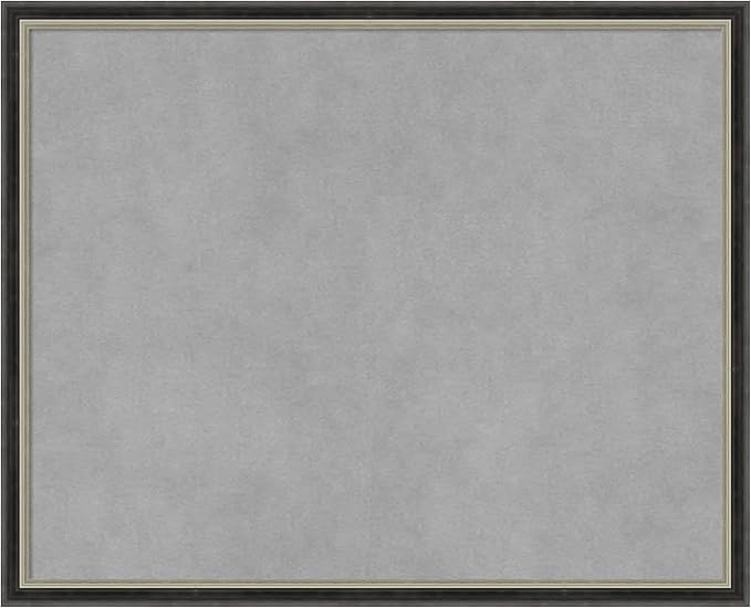 Amanti Art Black Framed Magnetic Board 17x21 Small Vision Board by AmantiArt