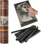 Trzzyan 25 PCS Willow Charcoal Sticks, and Fine Art, 5.7 Inches Long by Unknown
